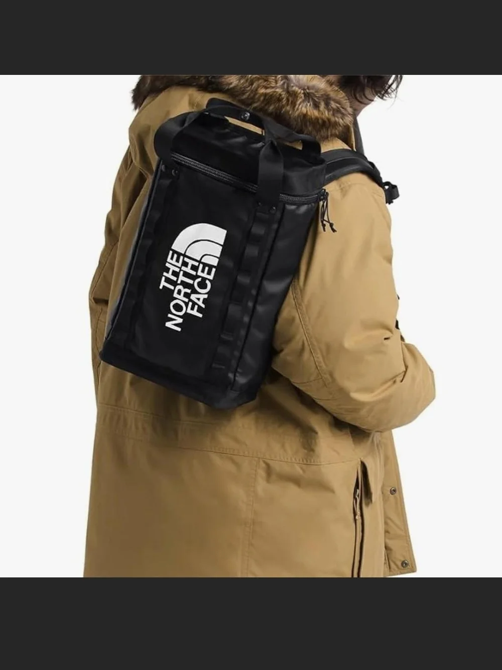 The North Face Men's Black Logo Backpack
